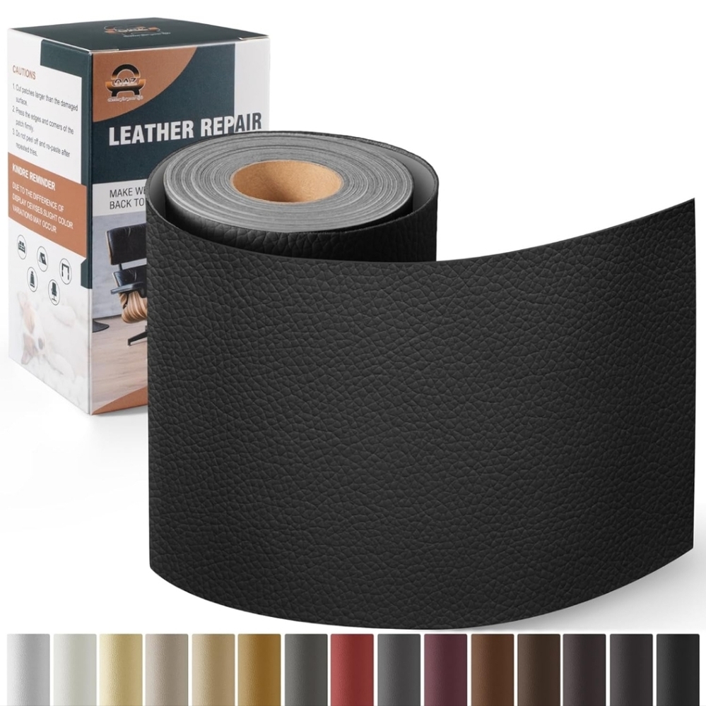 Leather Repair Kit for Furniture 4"x 63" Leather Tape Repair Patch Self Adhesive